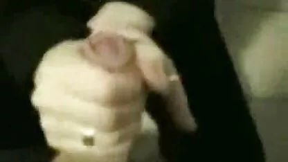 Blond rijdend lid van haar erotische film met verhaal minnaar